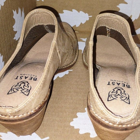 BEAST Western Mule Pointy Toe Block Heel Slip-On Size 6 Inside heel o - Picture 2 of 9